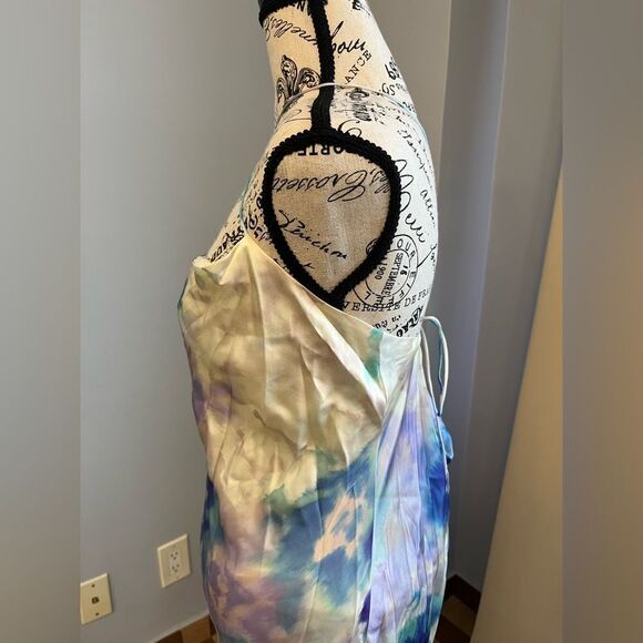 THE KOOPLES
Tie-dye Silk Open back maxi  Dress NWT Size 4 = US 10 - Picture 11 of 16